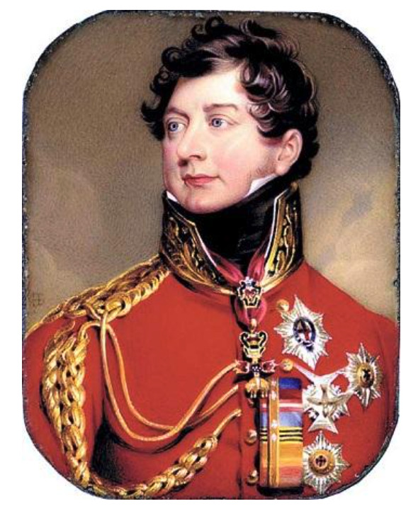 Portrait of the Prince Regent by Henry Bone